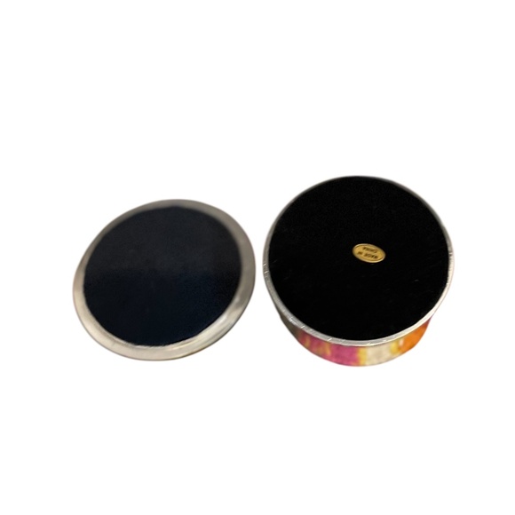 NWOB Lori Greiner Silver Safe keeper Glass Crystal Top Silver Plate Round Box - Picture 5 of 5